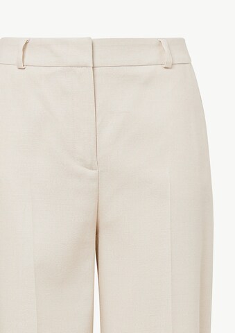 COMMA Wide leg Pantalon in Beige
