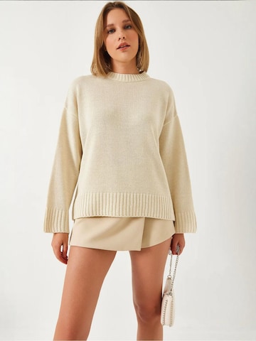 Pull-over 'Pullover' Bianco Lucci en beige