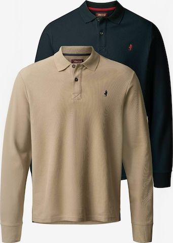 MCS Regular Fit Polo shirt ' MCRockwall ' in Silber: Vorderseite