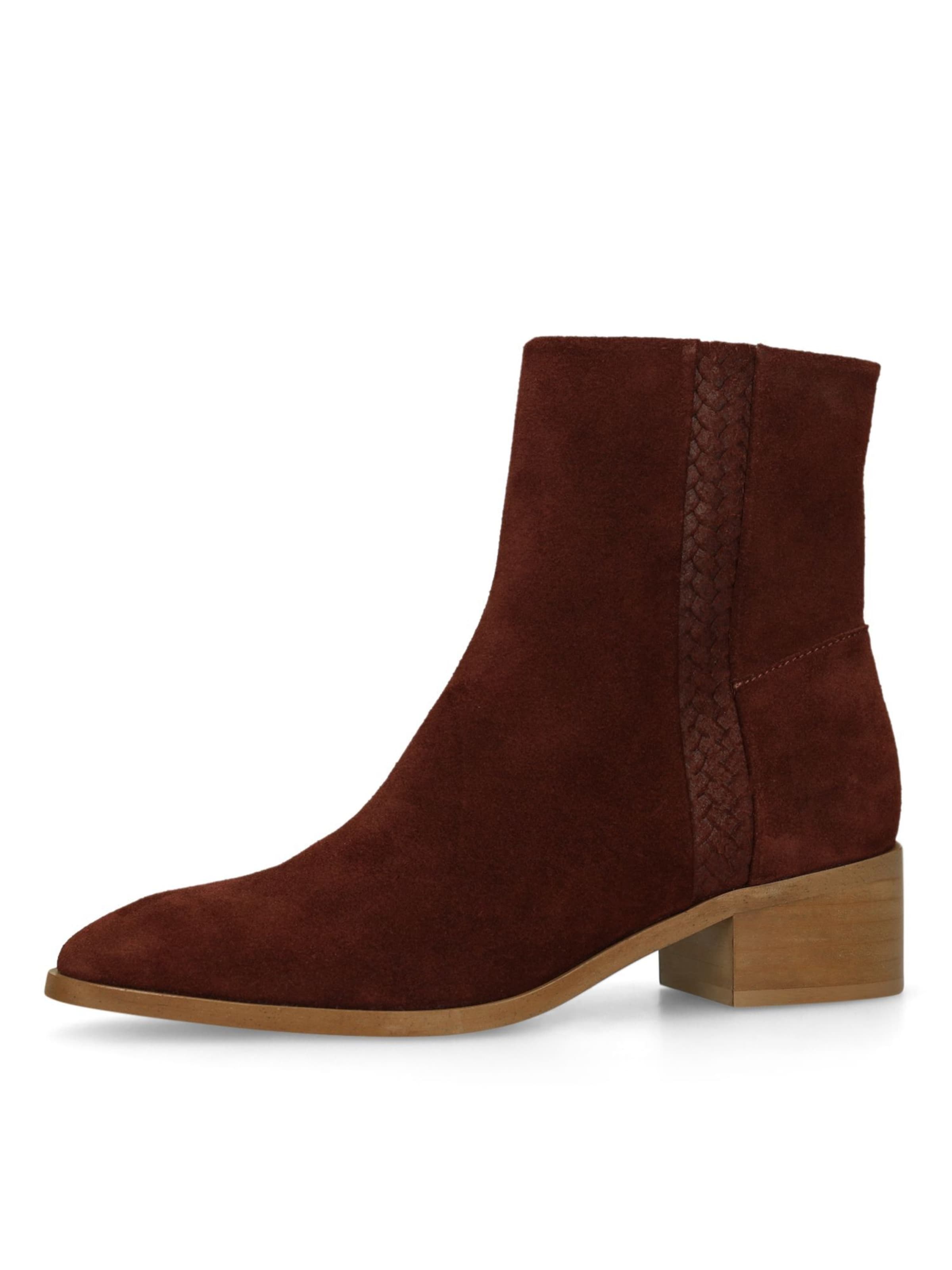 MANFIELD Stiefelette in 36 in rot, Produktansicht