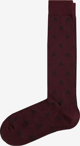 Chaussettes Scalpers en rouge : devant