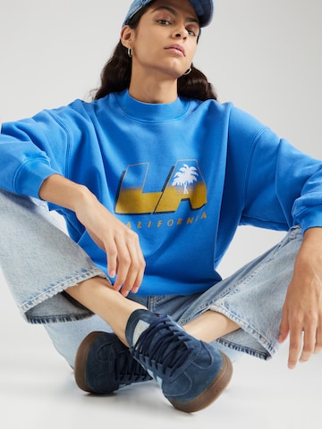 FRAME - Sweatshirt 'VINTAGE LA' em azul