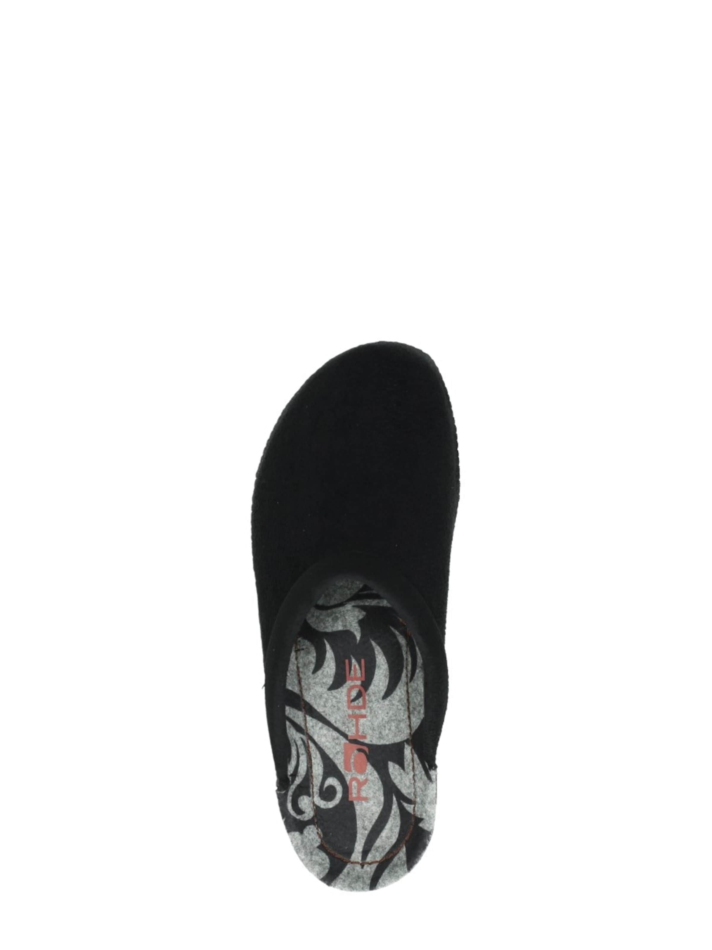 Pantoufle 'Dames pantoffels' ROHDE en noir