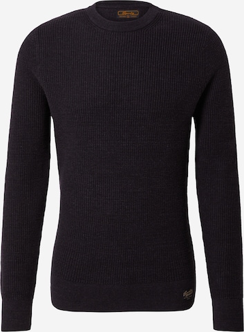 Superdry Sweater in Black: front