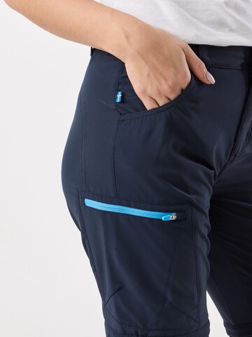 SWEDEMOUNT Regular Outdoorbroek 'Glittertind' in Blauw