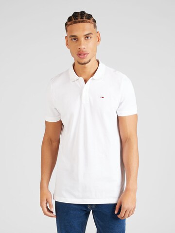 T-Shirt Tommy Jeans en blanc : devant