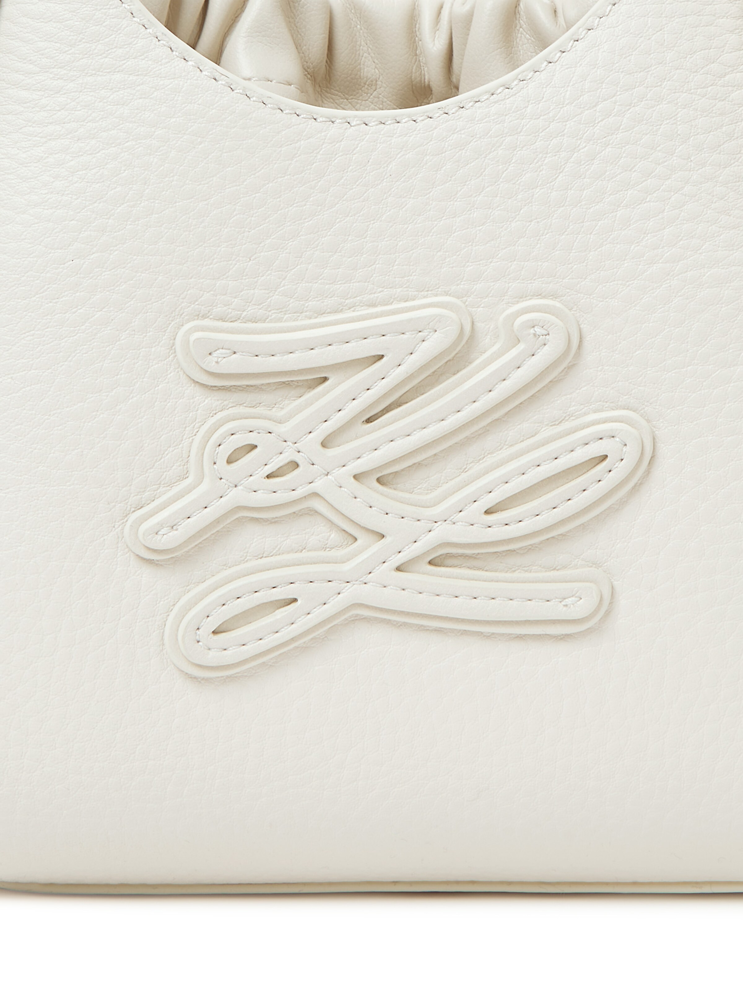 Karl LagerfeldVrećasta torba ' MINI K/AUTOGRAPH ' - bijela boja