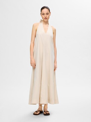 SELECTED Jurk 'Melli' in Beige