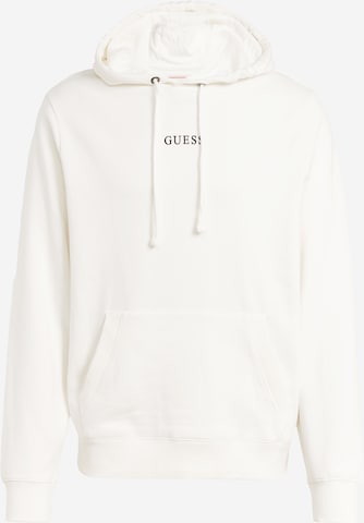 GUESS Sweatshirt 'ROY' in White: front