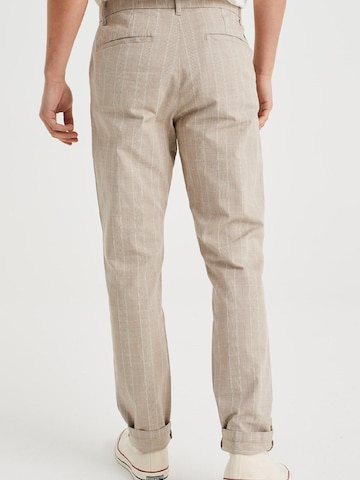 WE Fashion - Slimfit Pantalón chino en gris