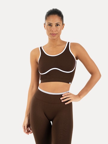 Smilodox Sporttop in Bruin: voorkant