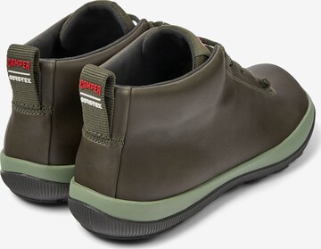 CAMPER Lace-Up Ankle Boots 'Peu Pista' in Green