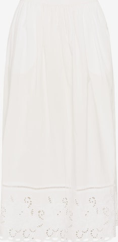 Kaffe Rok 'KAgertrud' in Wit: voorkant
