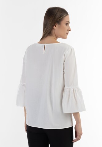 RISA - Blusa 'Iridia' en blanco