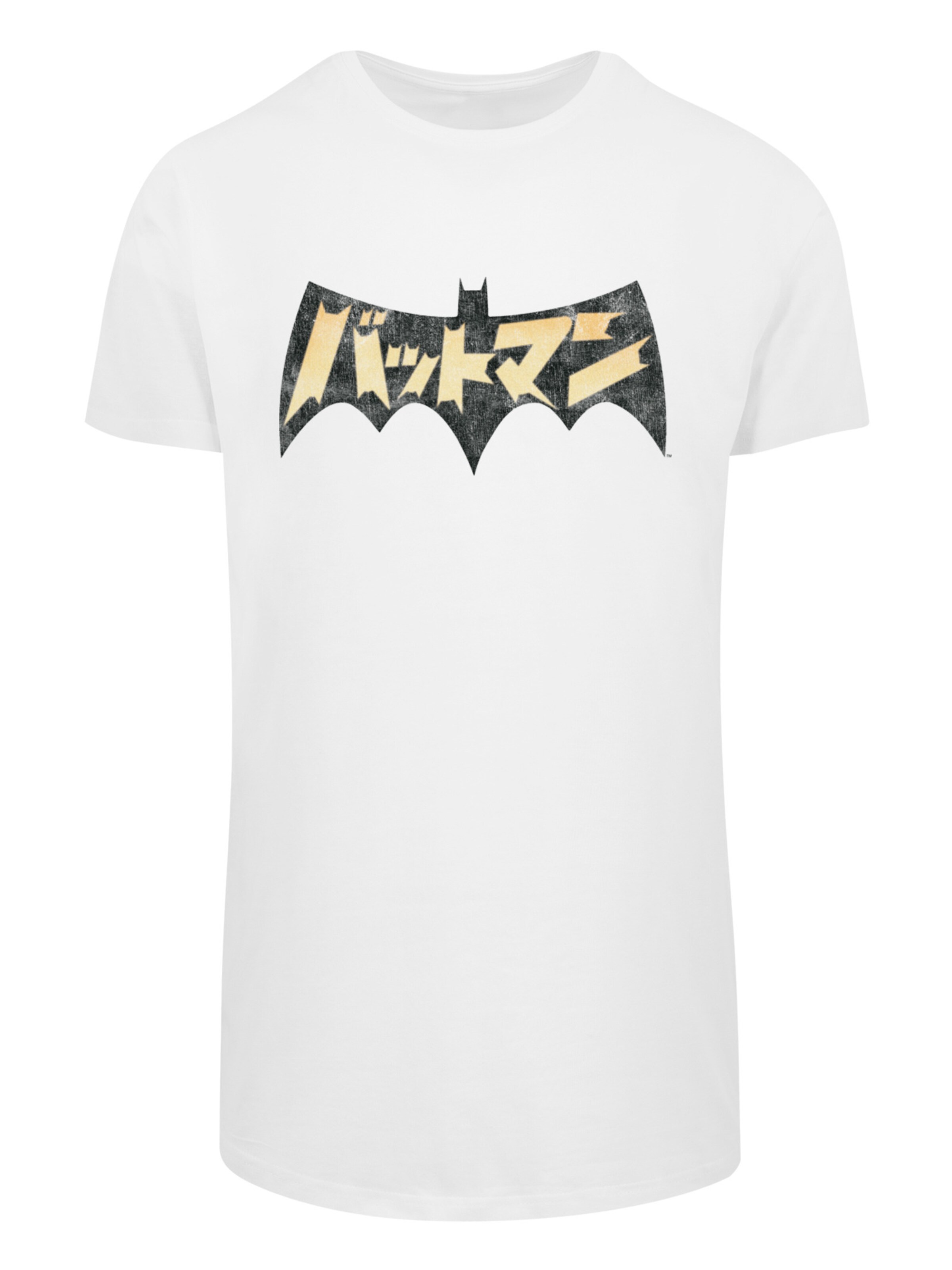 T-Shirt 'DC Comics Superhelden Batman' F4NT4STIC en blanc : devant