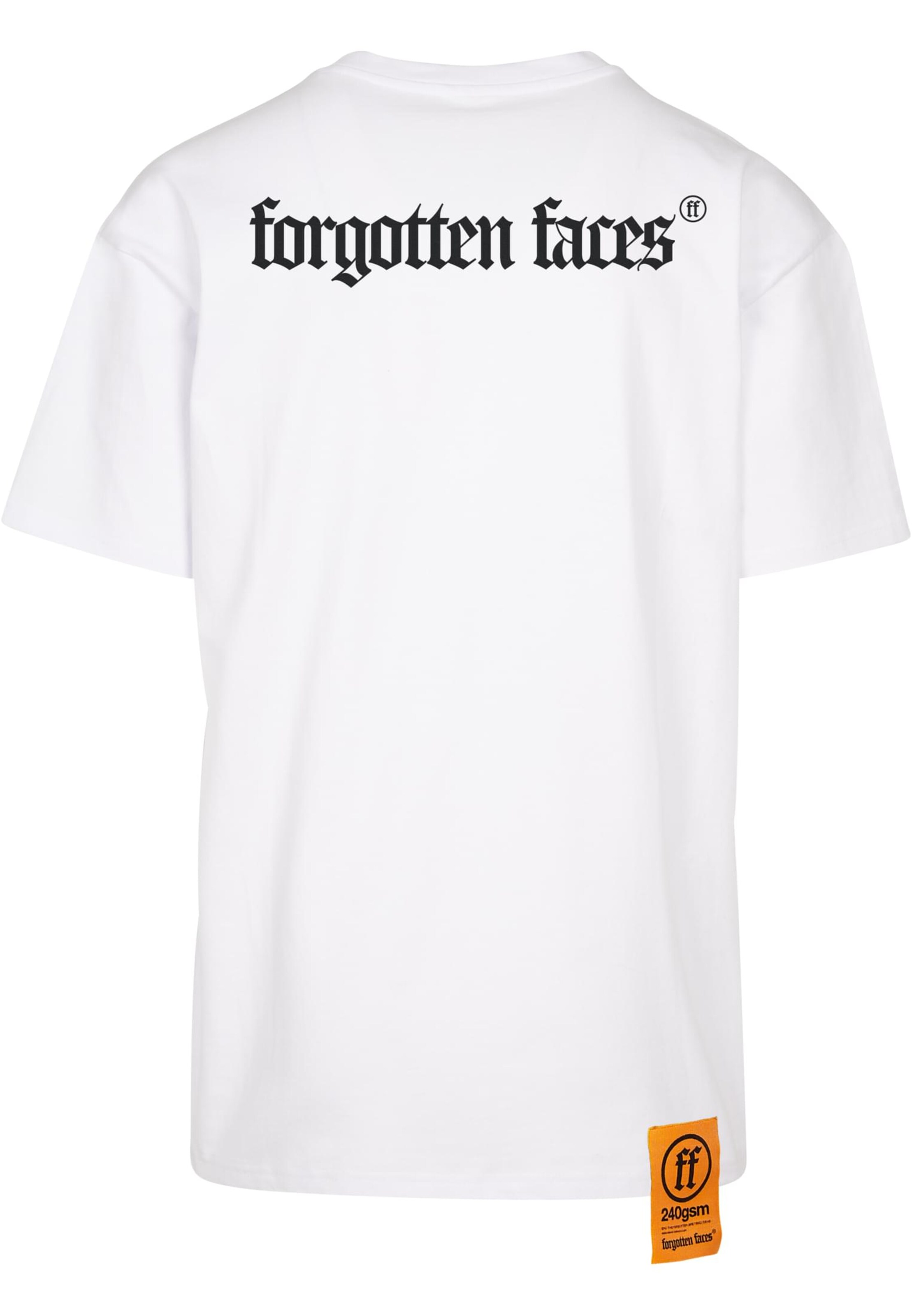 Forgotten Faces Tričko 'Eroded Heavy' - Biela