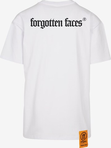 Forgotten Faces - Camiseta 'Eroded Heavy' en blanco