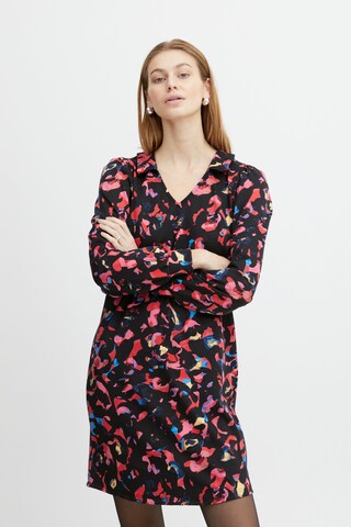ICHI - Vestido camisero 'Kate' en Mezcla de colores: frente