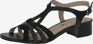 CAPRICE Sandale in Schwarz: Vorderseite