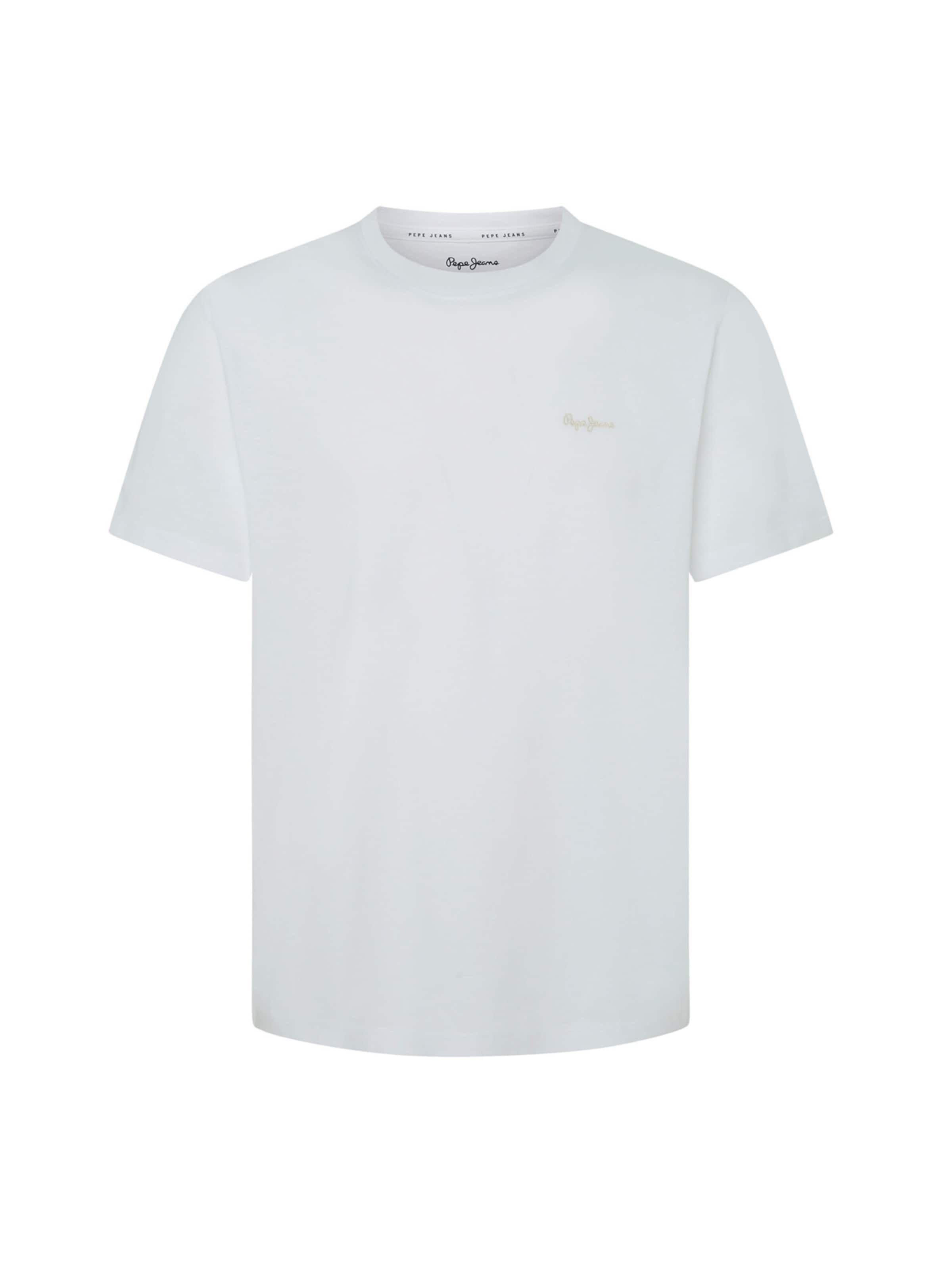Pepe Jeans - Camiseta 'Connor' en blanco: frente