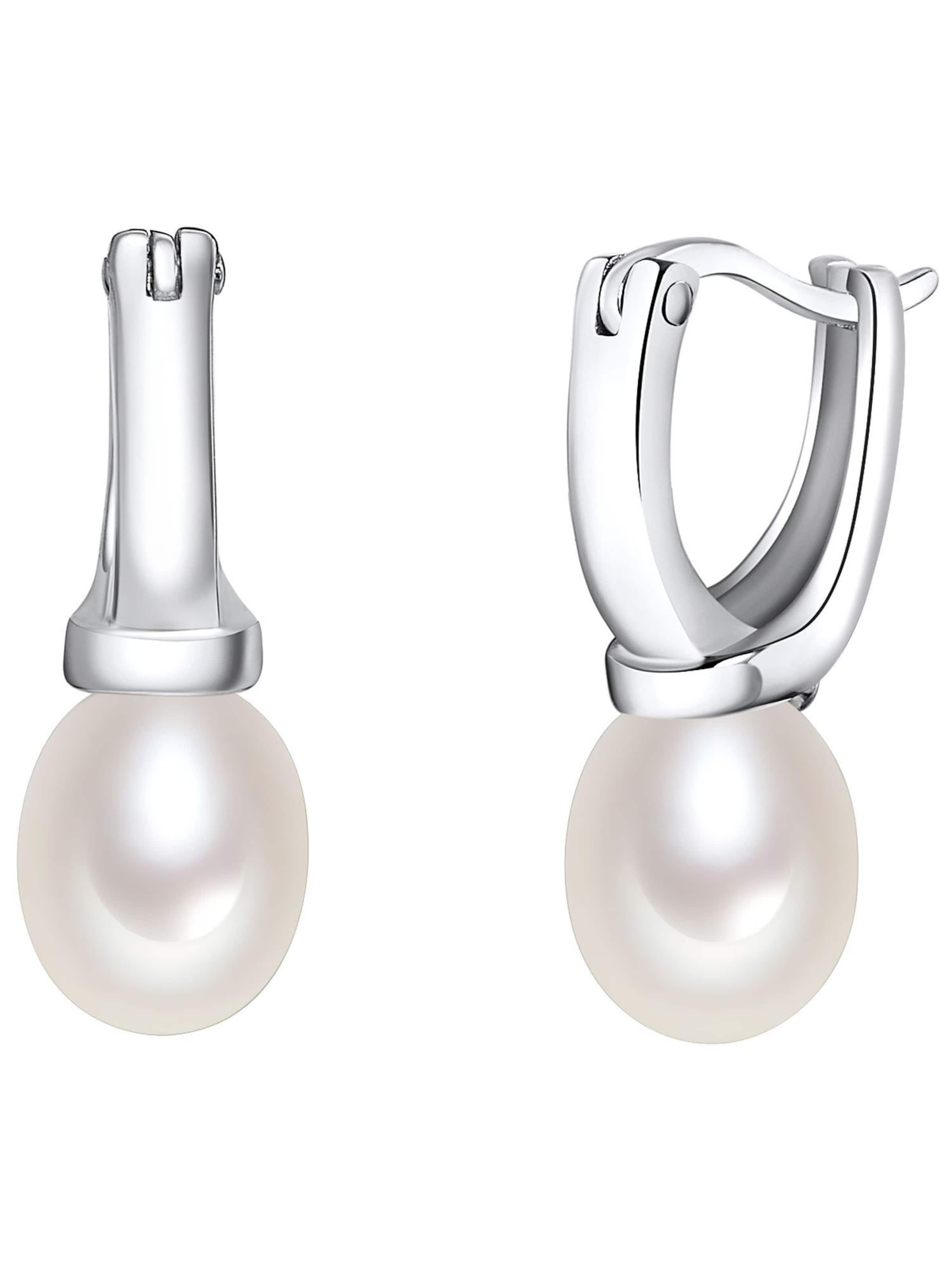Valero Pearls - Pendientes en plata: frente