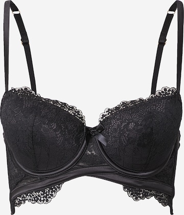 Hunkemöller Balconette BH 'Raine' in Zwart: voorkant