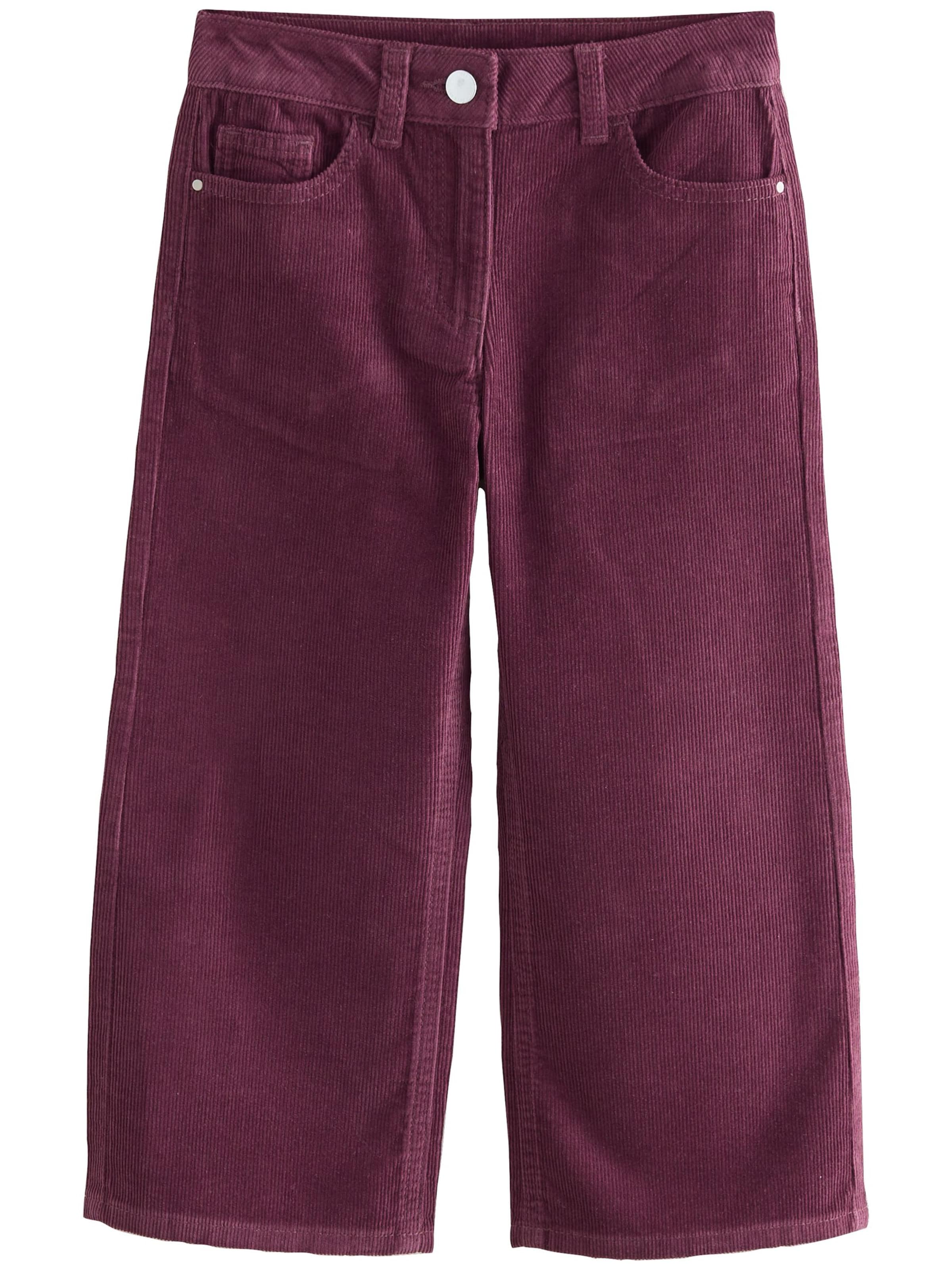 Next Szeroka nogawka Spodnie w kolorze czerwony: przód