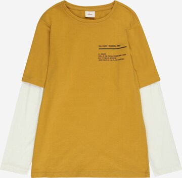 T-Shirt s.Oliver en jaune : devant