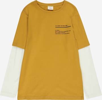 s.Oliver - Camiseta en amarillo: frente