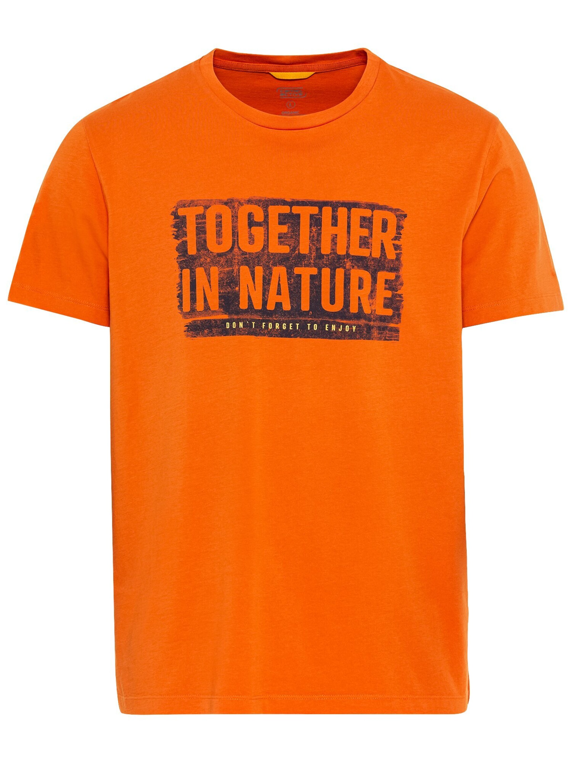 CAMEL ACTIVE Shirt in Orange: front