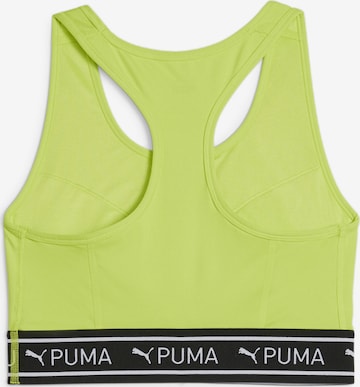 PUMA Bustier Biustonosz sportowy '4Keeps' w kolorze zielony