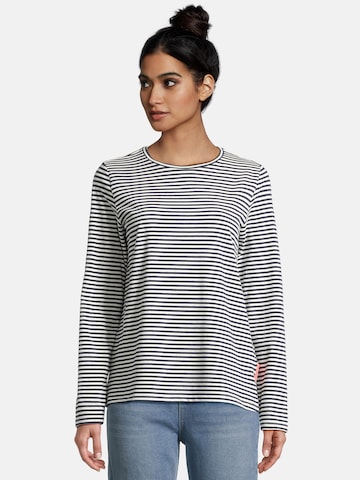 T-shirt salzhaut en bleu : devant
