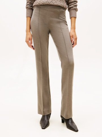 TOMMY HILFIGER Flared Hose in Grün: Vorderseite