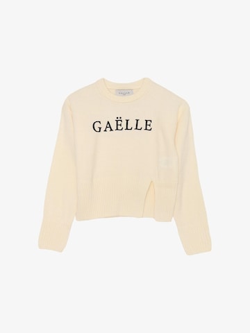 Gaelle Paris Pullover 'Lory' in Beige: Vorderseite