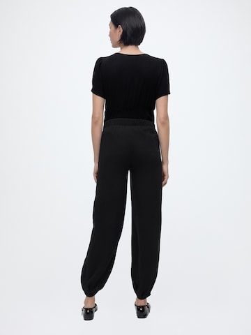 MAMALICIOUS Barrel Spodnie 'MLHANNA' w kolorze czarny