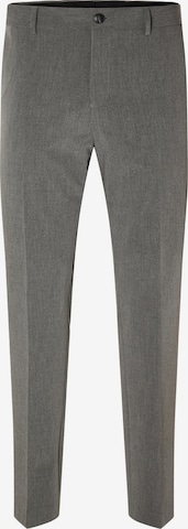 Coupe slim Pantalon à plis 'Liam' SELECTED HOMME en gris : devant