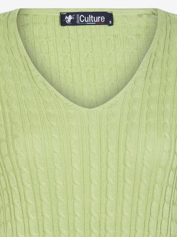 DENIM CULTURE Sweater 'Verla' in Green