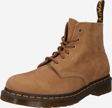 Dr. Martens Boots med snörning '101' i beige: framsida