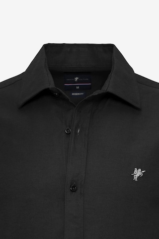 DENIM CULTURE - Ajuste regular Camisa 'Jon' en negro