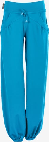 Winshape Ohlapna forma Športne hlače 'WTE3' | modra barva: sprednja stran