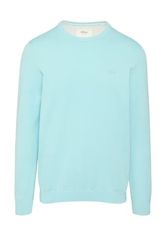 s.Oliver Pullover in Blau: Vorderseite