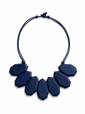 COLLEZIONE ALESSANDRO Kette 'Aria' in Blau: Vorderseite