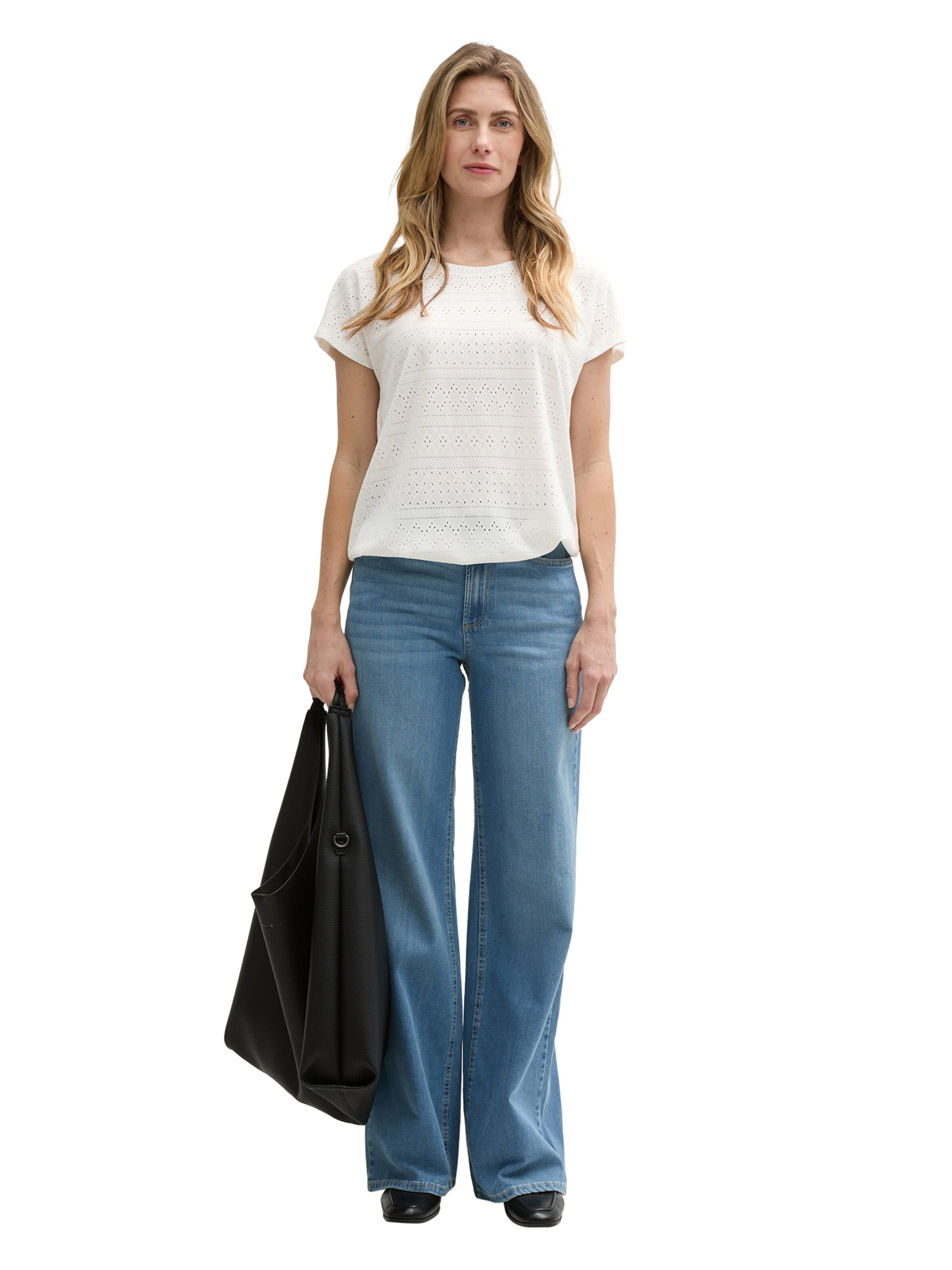 TOM TAILOR Tričko - Biela