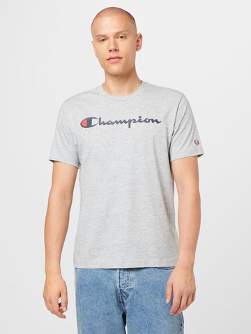 Champion Authentic Athletic Apparel T-shirt 'Legacy American Classics' i grå: framsida