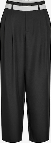 Loosefit Pantalon à pince 'NMDAILI' Noisy may en noir : devant