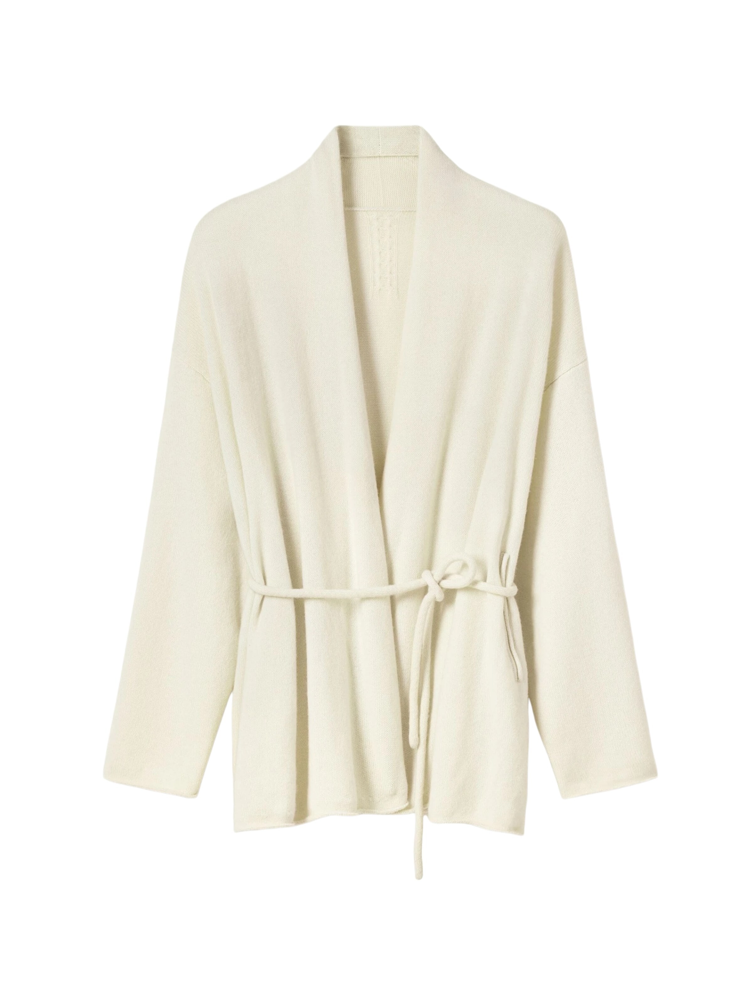 Giacchetta 'Kaschmir-Lounge-Jacket zum Umschlagen' in XS Lilysilk di colore bianco / bianco naturale, Visualizzazione prodotti