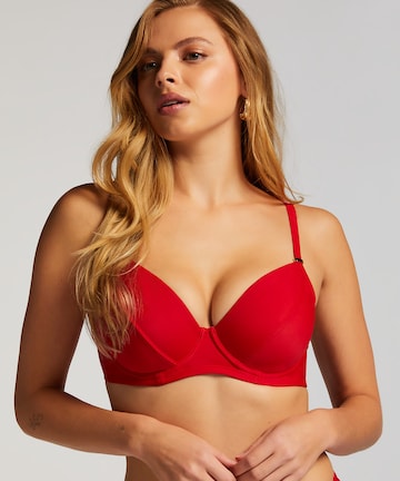 Hunkemöller Bikini Top 'Luxe' in Red: front