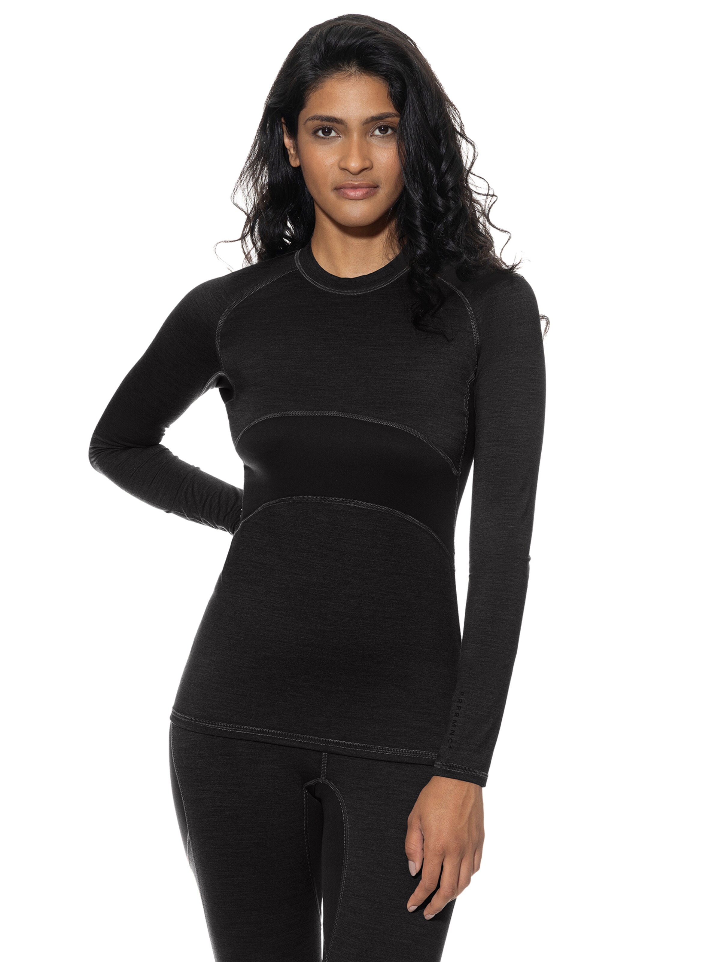 Mey Performance shirt in Black: front