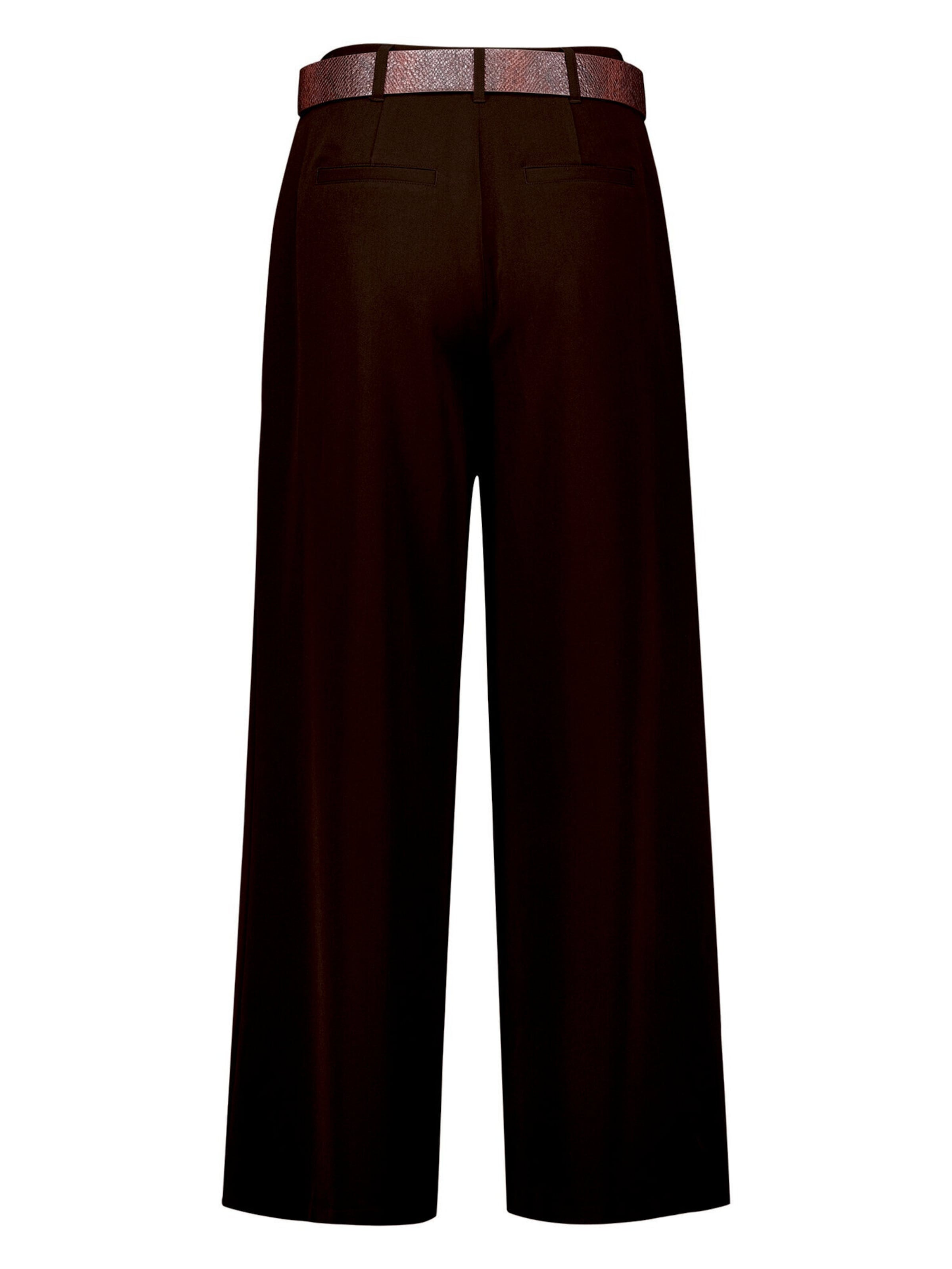 Loosefit Pantaloni di zero in marrone