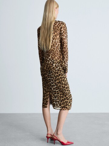 MANGO Blouse 'STARK' in Bruin